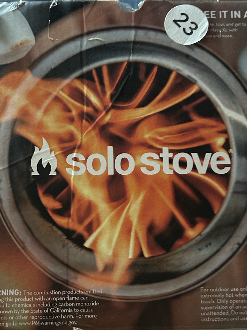 Solo Stove Compact Fire Pit – Black Outdoor Smokeless Fire Bowl